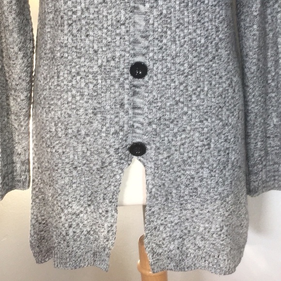 Catwalk studio sweater medium with large buttons black white long roomy… - Picture 9 of 11